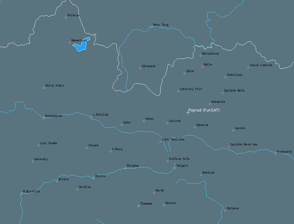 Mapa bleskov Liptov 28.03.2024 (Animácia)